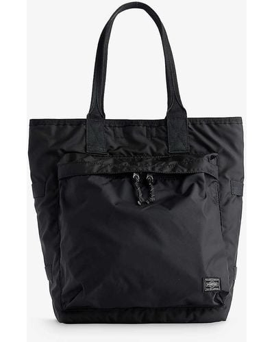 Porter-Yoshida and Co Force Shell Tote Bag - Black