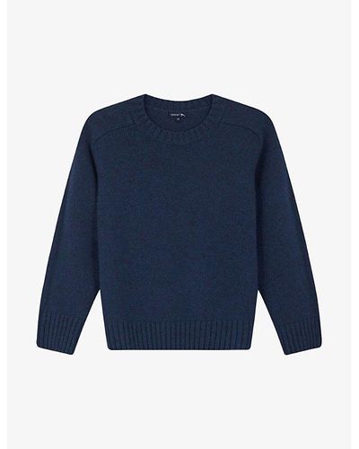 Soeur Envie Regular-fit Wool-blend Sweater - Blue