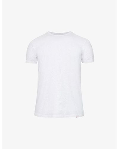 Orlebar Brown Sammy Marled Crewneck Cotton-jersey T-shirt X - White