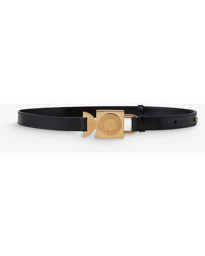 Mulberry X Axel Arigato Brand-plaque Leather Belt - White