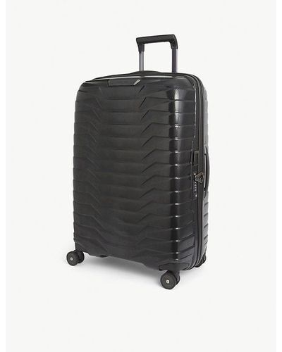 Samsonite Spinner Hard Case 4 Wheel Polypropylene Cabin Suitcase - Black