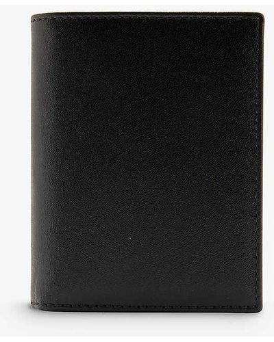 Comme des Garçons Classic Note-slot Leather Bifold Wallet - Black