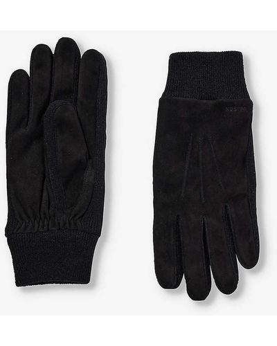 Hestra Geoffrey Leather Gloves - Black