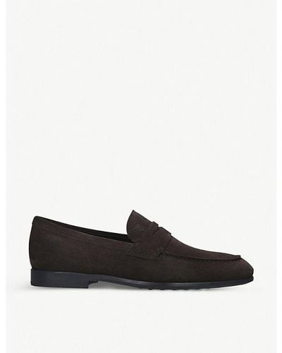 Tod's Gomma Suede Penny Loafers - Multicolor