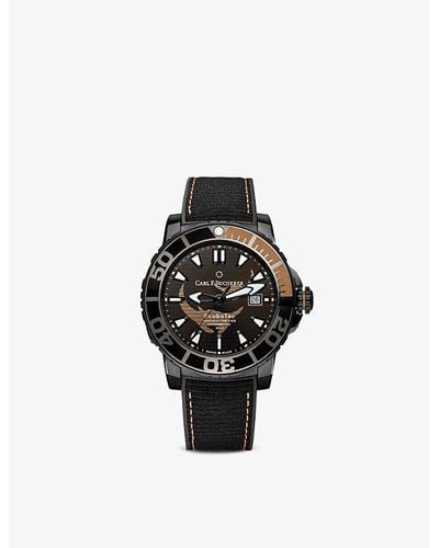 Carl F. Bucherer 00.10632.28.33.99 Patravi Scubatech Black Manta Titanium Automatic Watch