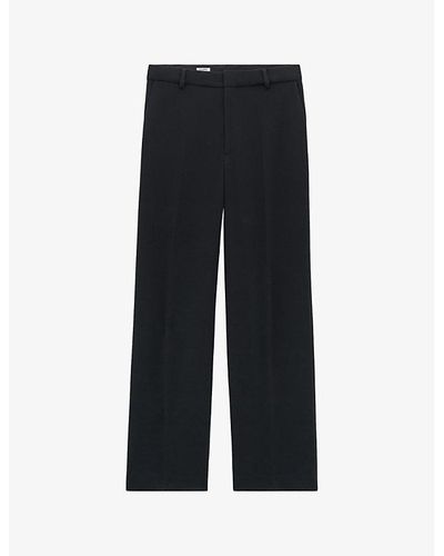 Filippa K Hutton Tailored-leg Low-rise Woven Pants - Black