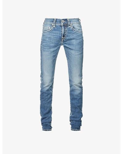 True Religion Rocco Slim-fit Skinny-leg Stretch-denim Jeans - Blue