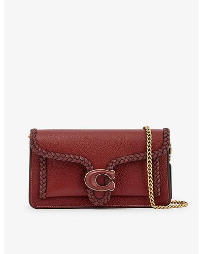 COACH Tabby Leather Cross-body Bag - Red