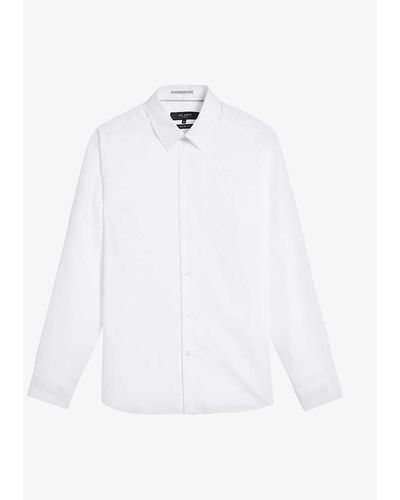 Ted Baker Jorviss Slim-fit Cotton Shirt - White