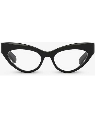Gucci gg1295o Cat-eye Acetate Optical Glasses - White