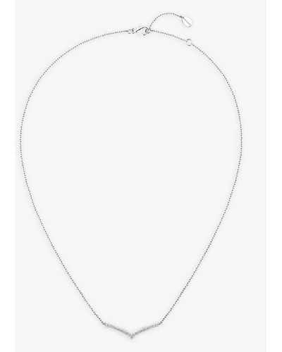 Chaumet Bee My Love 18ct White-gold And 0.6ct Brilliant-cut Diamond Pendant  Necklace