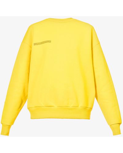 PANGAIA 365 Signature Recycled And Organic Cotton-blend Sweatshirt - Yellow