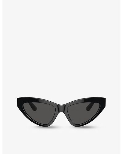 Dolce & Gabbana Dg4439 Dg Crossed Sunglasses - Black
