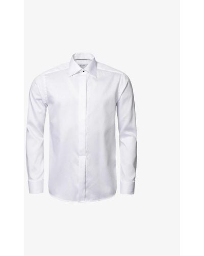 Eton Slim-fit Cotton Shirt - White