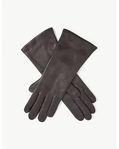 Dents Helene Leather Gloves - Black