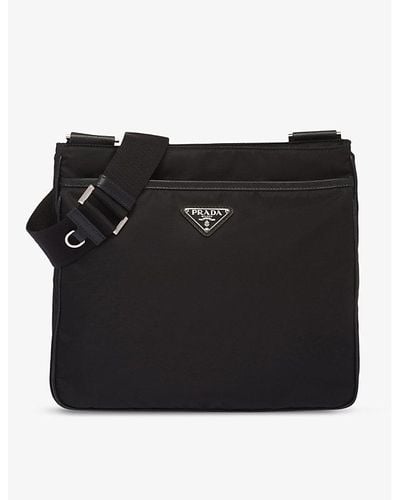 Prada Re-nylon Recycled-nylon Shoulder Bag - Black