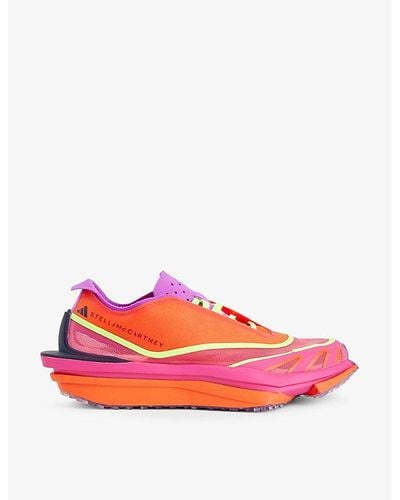adidas By Stella McCartney Earthlight Pro Low-top Synthetic Sneakers - Pink