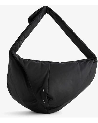 HELIOT EMIL Amorphous Curved Woven Cross-body Bag - Black