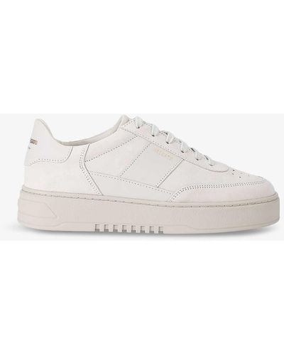 Axel Arigato Orbit Vintage Contrast-panel Leather And Suede Trainers - White