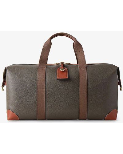 Mulberry Heritage Clipper Medium Faux-leather Holdall Bag - Brown