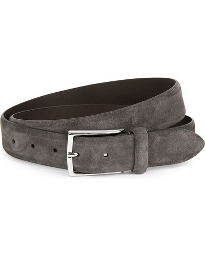 Anderson's Classic Suede Belt - Gray