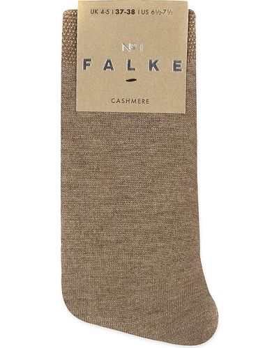 FALKE No 1 Cashmere Sock - Brown