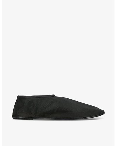 The Row Sock Slip-on Mesh Shoes - Black