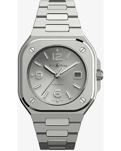 Bell & Ross Br05 Urban Stainless-steel Automatic Watch - Grey