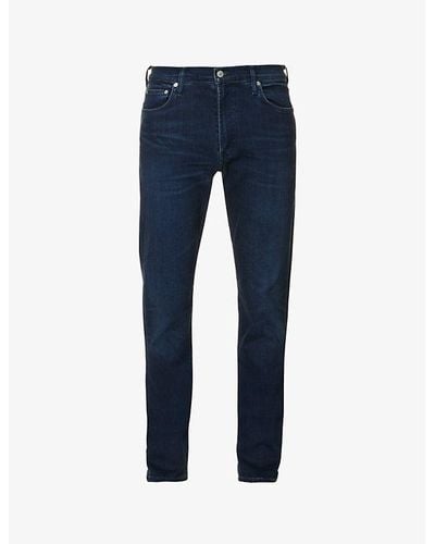 Citizens of Humanity Adler Tapered-leg Mid-rise Stretch-woven Jeans - Blue
