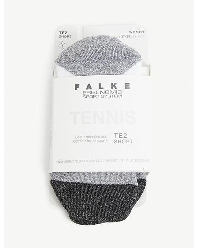 FALKE Te4 Tennis Nylon And Cotton-blend Socks - White
