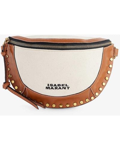 Isabel Marant Skano Leather Cross-body Bag - White