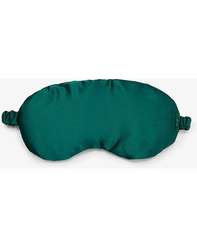 Bluebella Saskia Stretch-satin Sleep Mask - Green