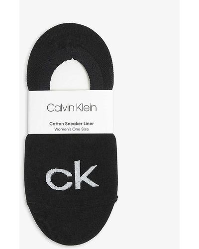 Calvin Klein 00 Black Retro Logo Liners