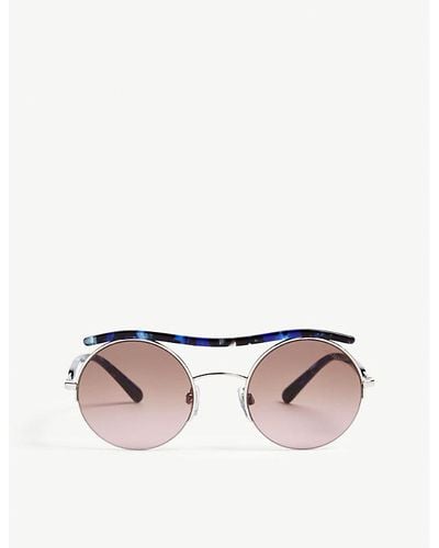Giorgio Armani Ar6082 Round Sunglasses - Pink