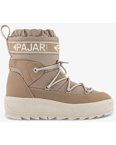 Pajar Galaxy Logo-embellished Shell Snow Boots - Natural