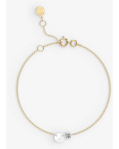 The Alkemistry 18ct Yellow-gold And 1ct Diamond Chain Bracelet - White