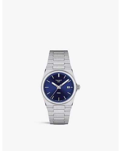 Tissot T1372101104100 Prx Quartz Stainless-steel Quartz Watch - Blue