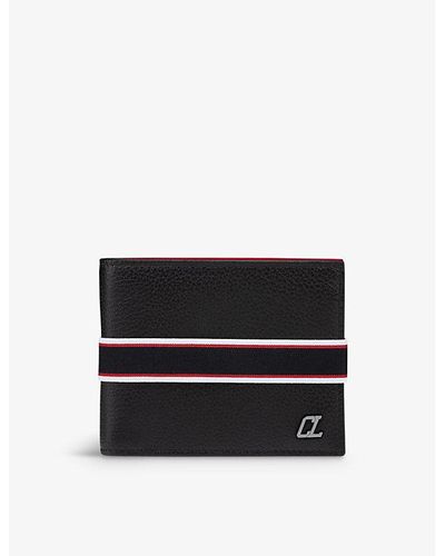 Christian Louboutin Coolcard Logo-plaque Leather Bifold Wallet - Black