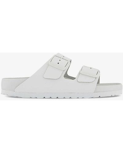 Birkenstock Arizona Double-strap Leather Sandals - White