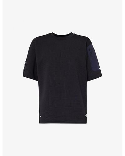 The North Face X Undercover Soukuu Brand-patch Woven T-shirt - Black