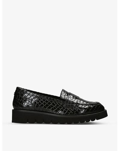 Carvela Kurt Geiger Grange Tassel-embellished Leather Loafers - Black