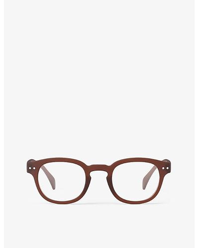 Izipizi #c Round-frame Polycarbonate Reading Glasses + - Multicolour
