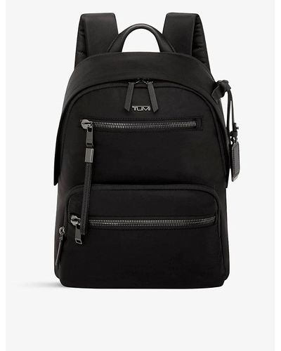 Tumi Denver Double-zip Branded Nylon Backpack - Black