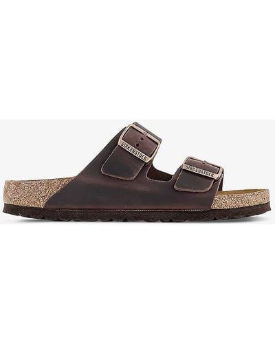 Birkenstock Arizona Two-strap Leather Sandals - Brown