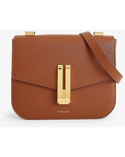 DeMellier London The Vancouver Leather Crossbody Bag - Brown