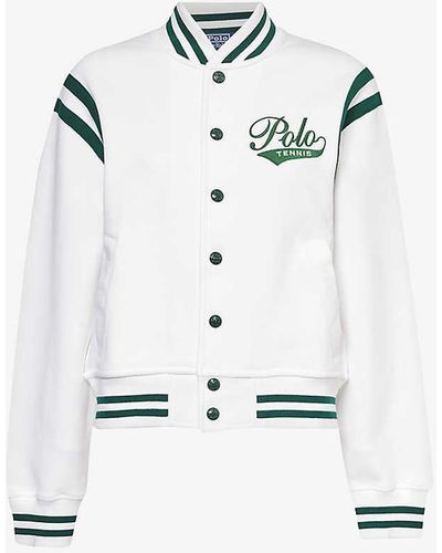 Polo Ralph Lauren X Wimbledon Cotton And Recycled-polyester Blend Jacket - White