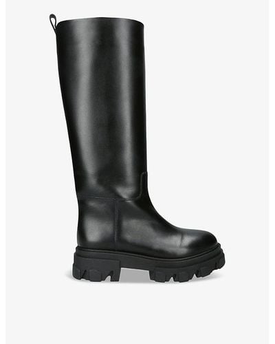 GIA COUTURE X Pernille Teisbaek Perni 07 Leather Boots - Black