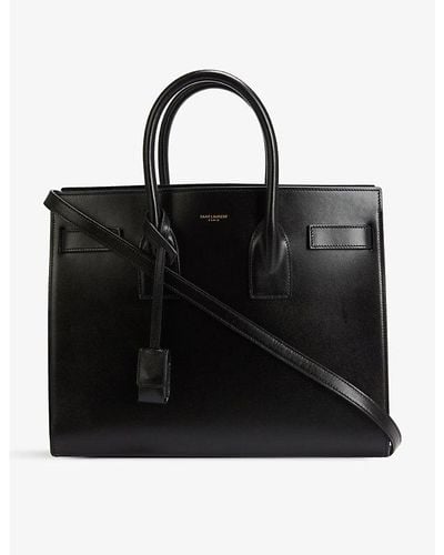 Saint Laurent Sac De Jour Small Leather Tote Bag - Black