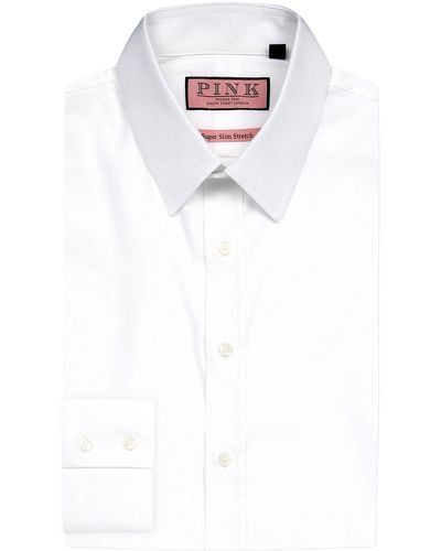 Thomas Pink Freddie Super Slim-fit Cotton Shirt - White
