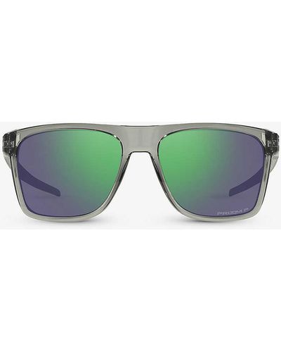 Oakley Oo9100 Leffingwell Square-frame Acetate Sunglasses - Green